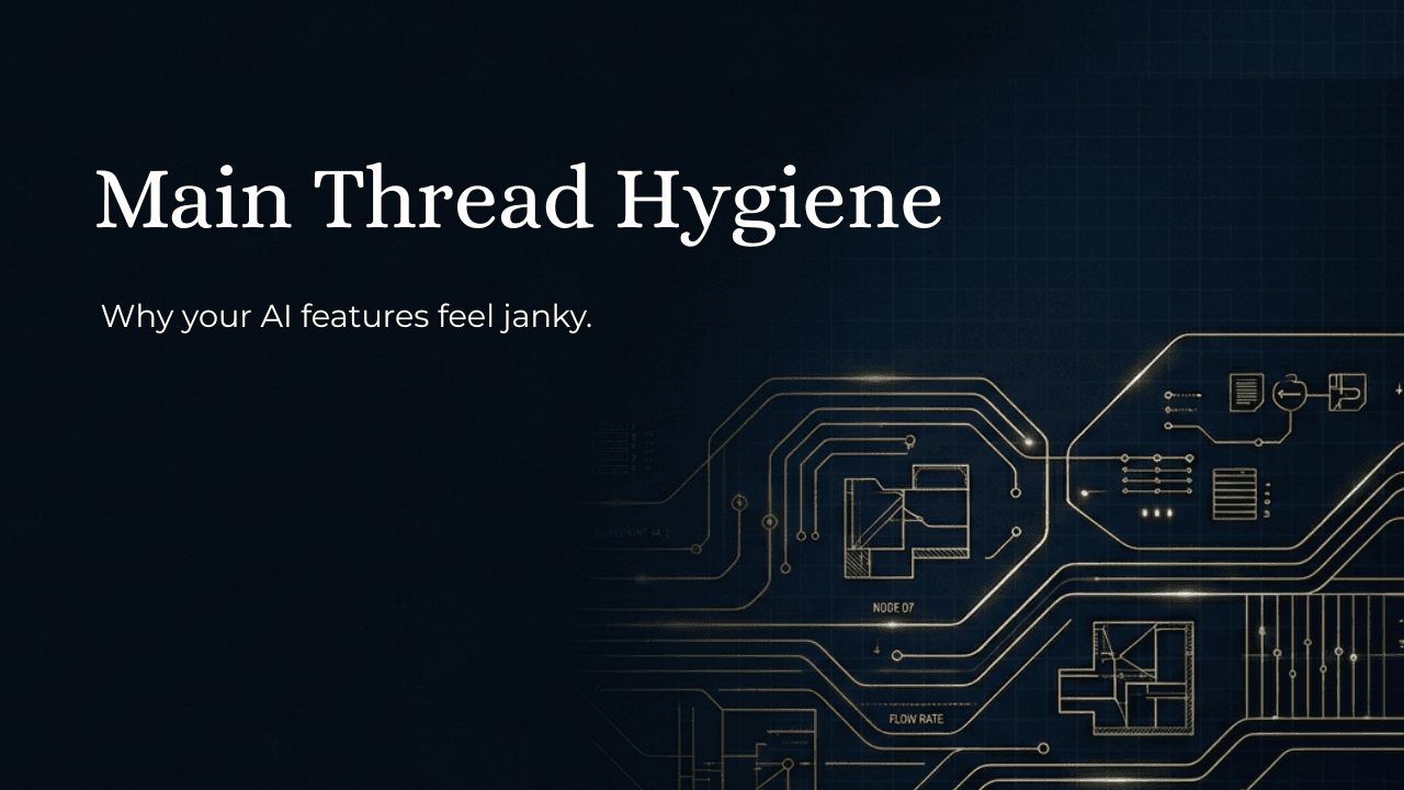 Your AI Stream is Fast, but Your UI is Lagging. Here’s Why.